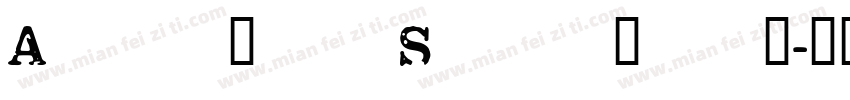 America Standard字体转换